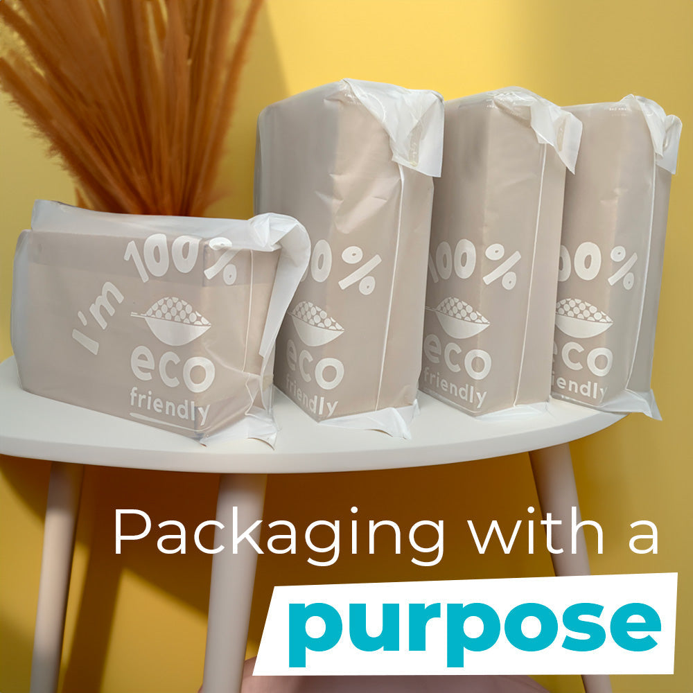 Compostable Poly Bags. Eco friendly Poly Bags