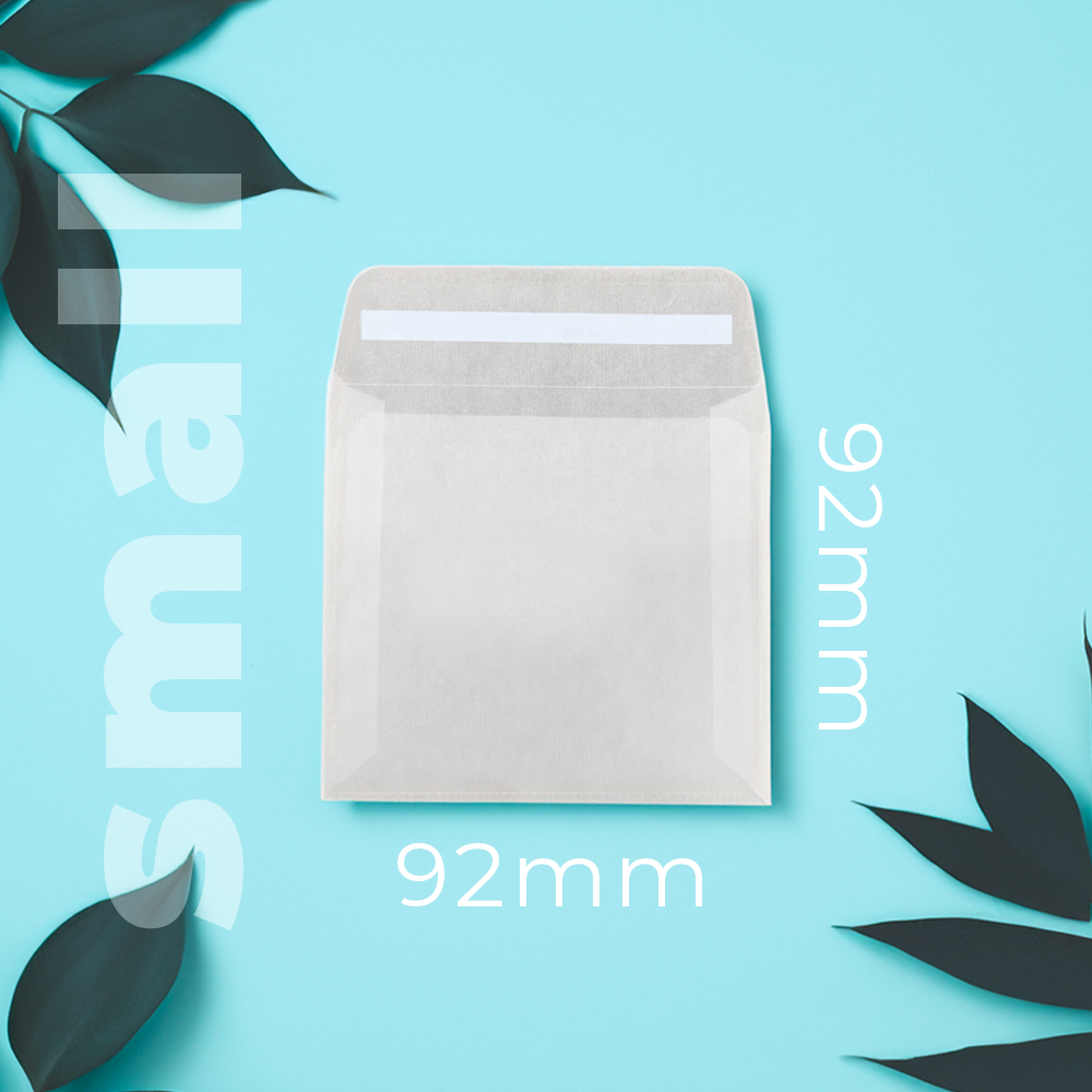 Square Glassine Envelopes