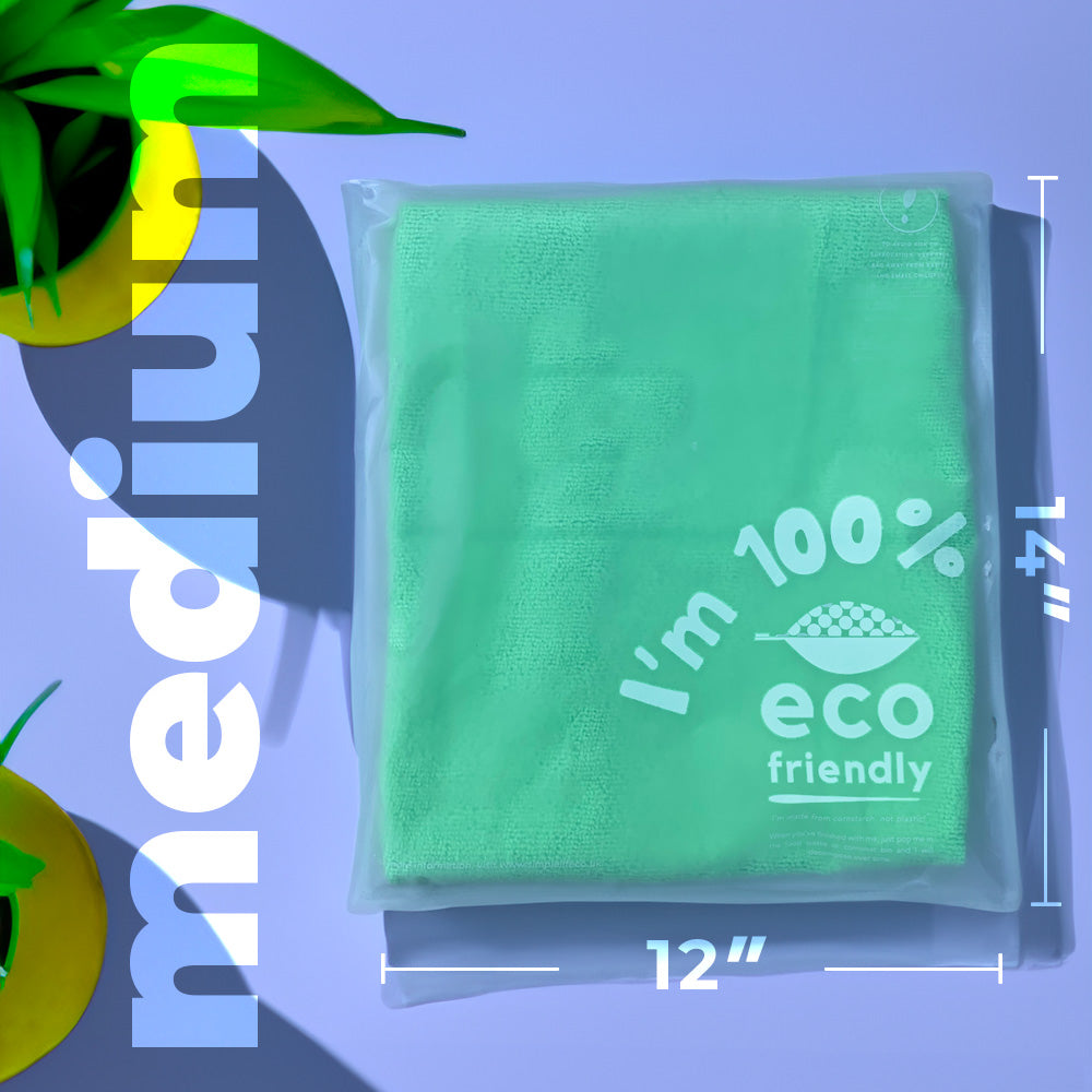 Medium Compostable Poly Bags 12 x 16"