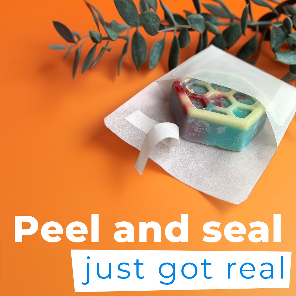 Square Glassine Envelopes Peel and Seal