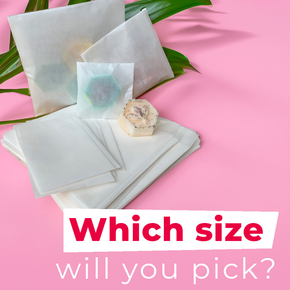 Square Glassine Envelopes. Glassine Bags