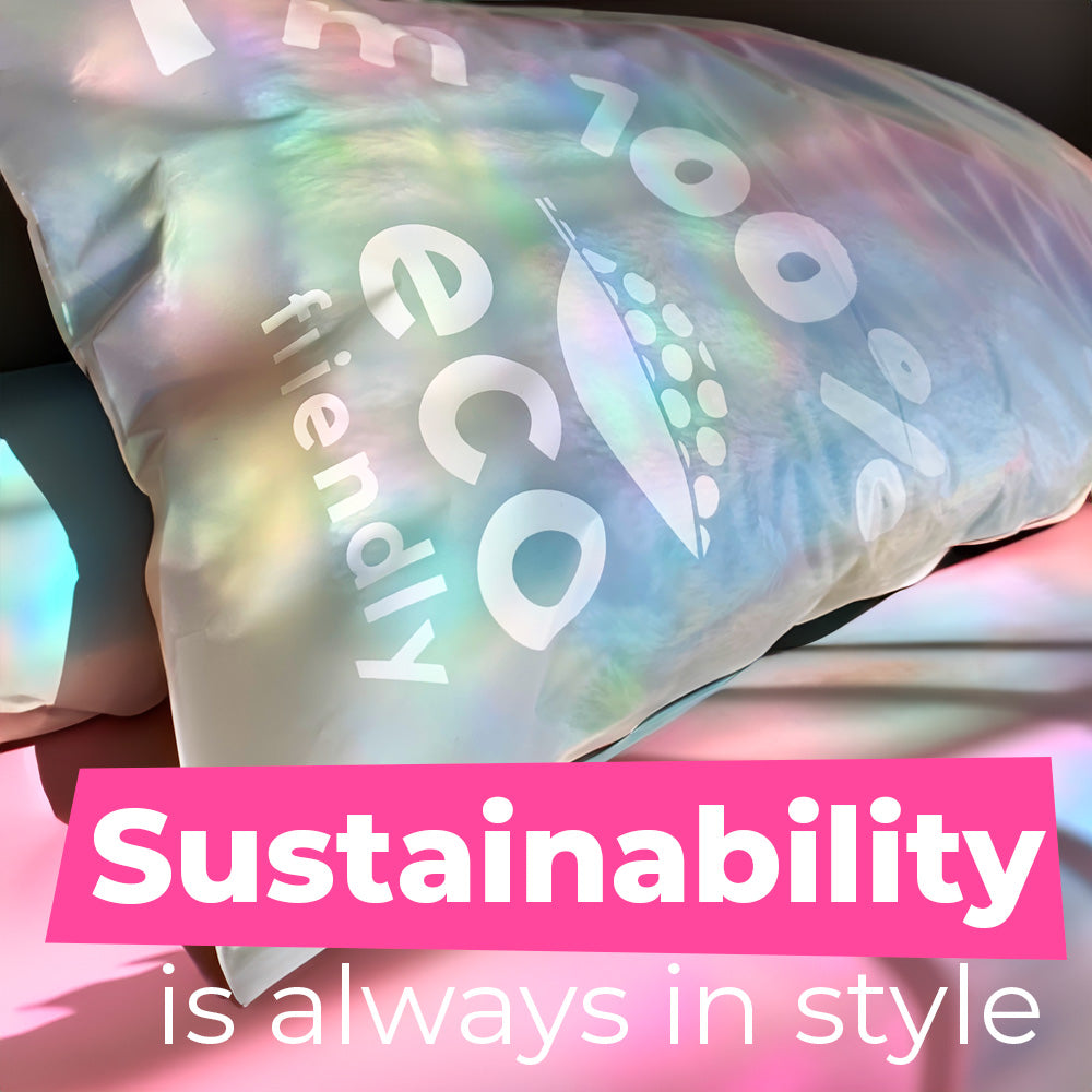 Compostable Poly Bags for clothes. Eco friendly poly bags