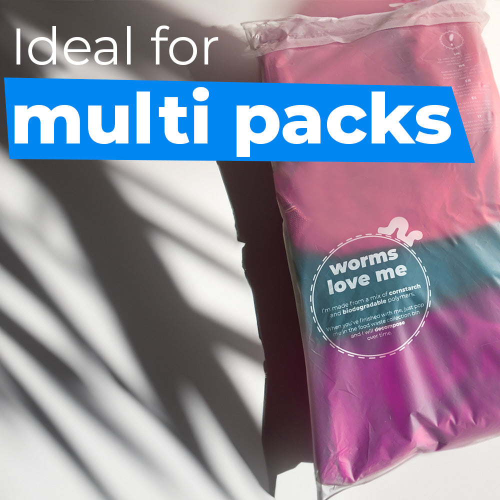 Compostable Poly Bags. Eco friendly poly bags for clothes