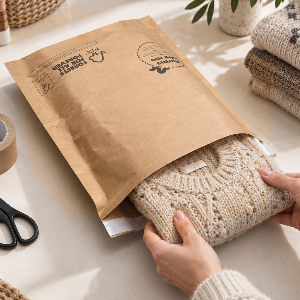 FSC Certified Paper Mailing Bags