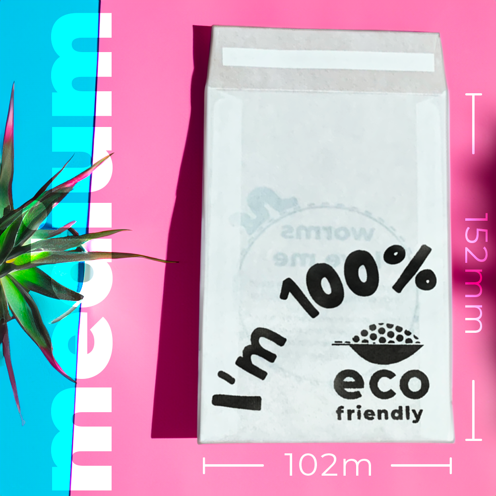 Printed Glassine Envelopes. Eco Friendly Glassine Bags - Medium