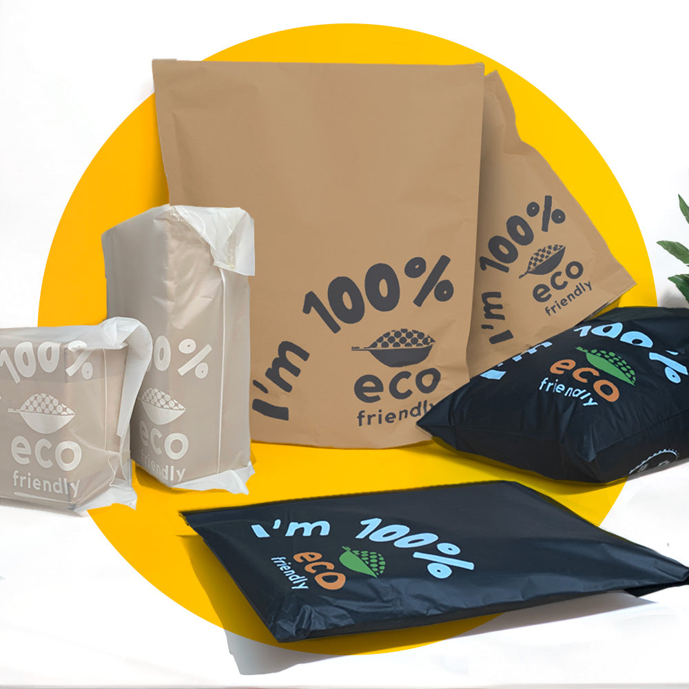 Simplelifeco Compostable Mailer Collection. Sample Pack. Eco Friendly Packaging