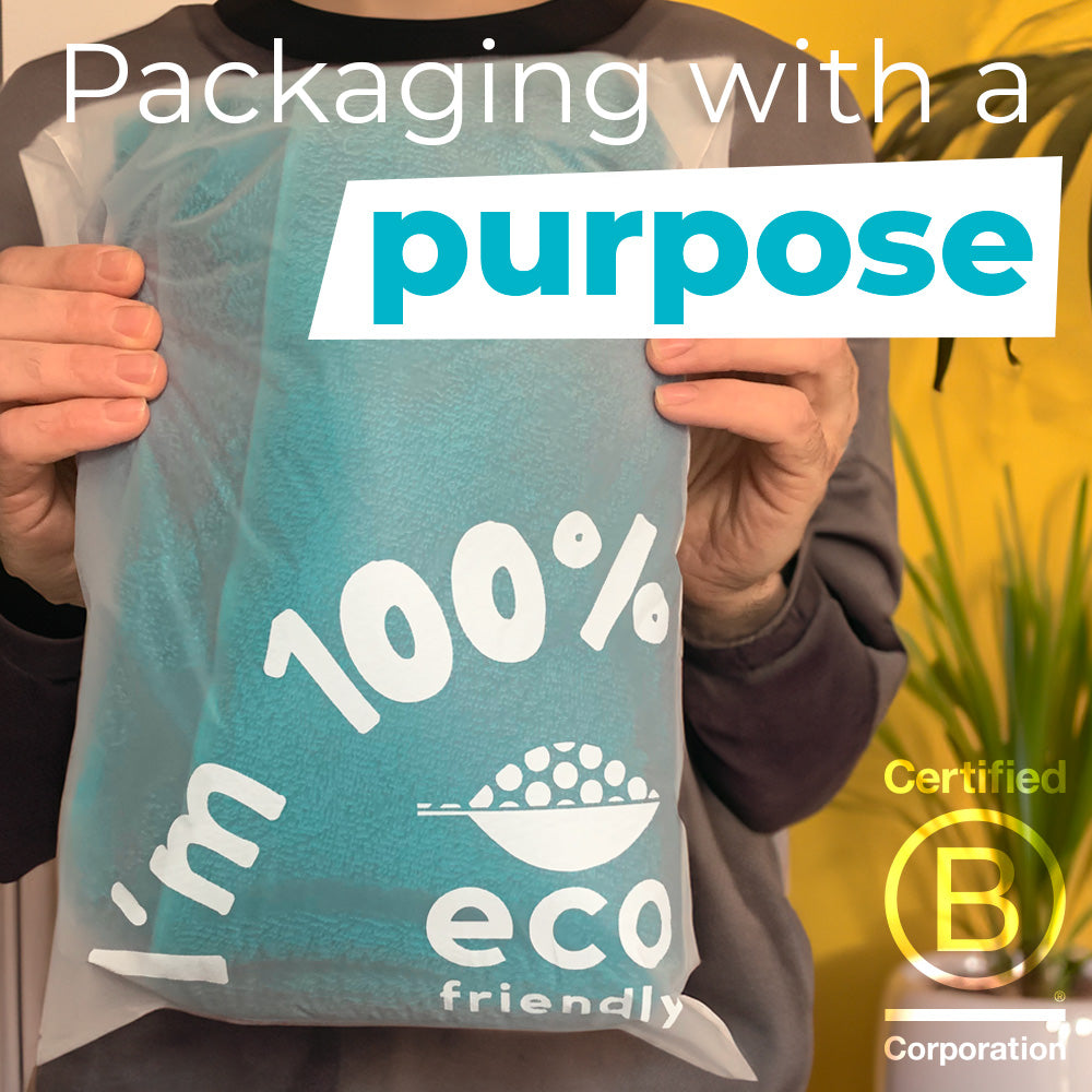 Tall Compostable Poly Bags (10 x 18")