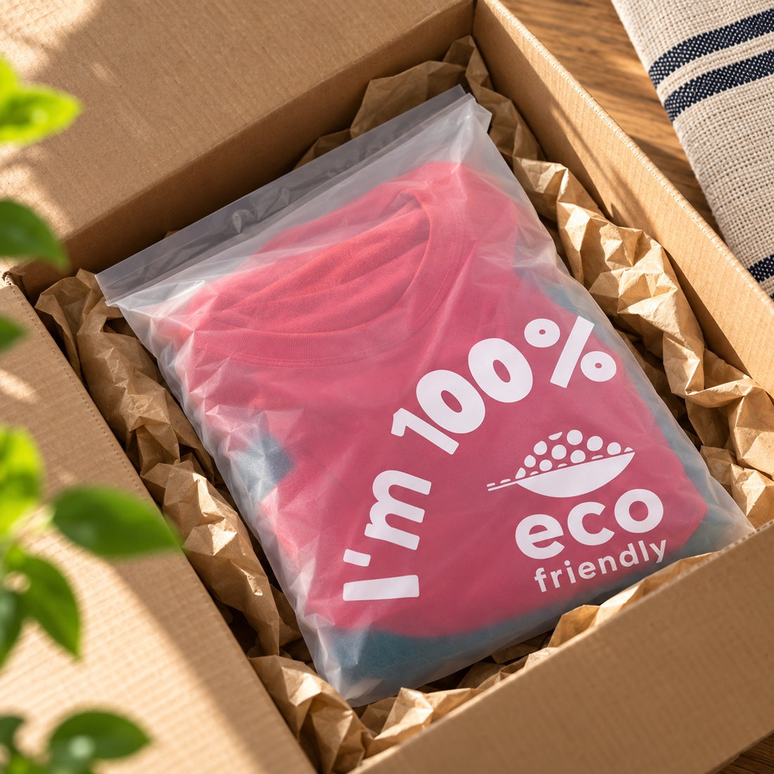 Tall Compostable Poly Bags (10 x 18")