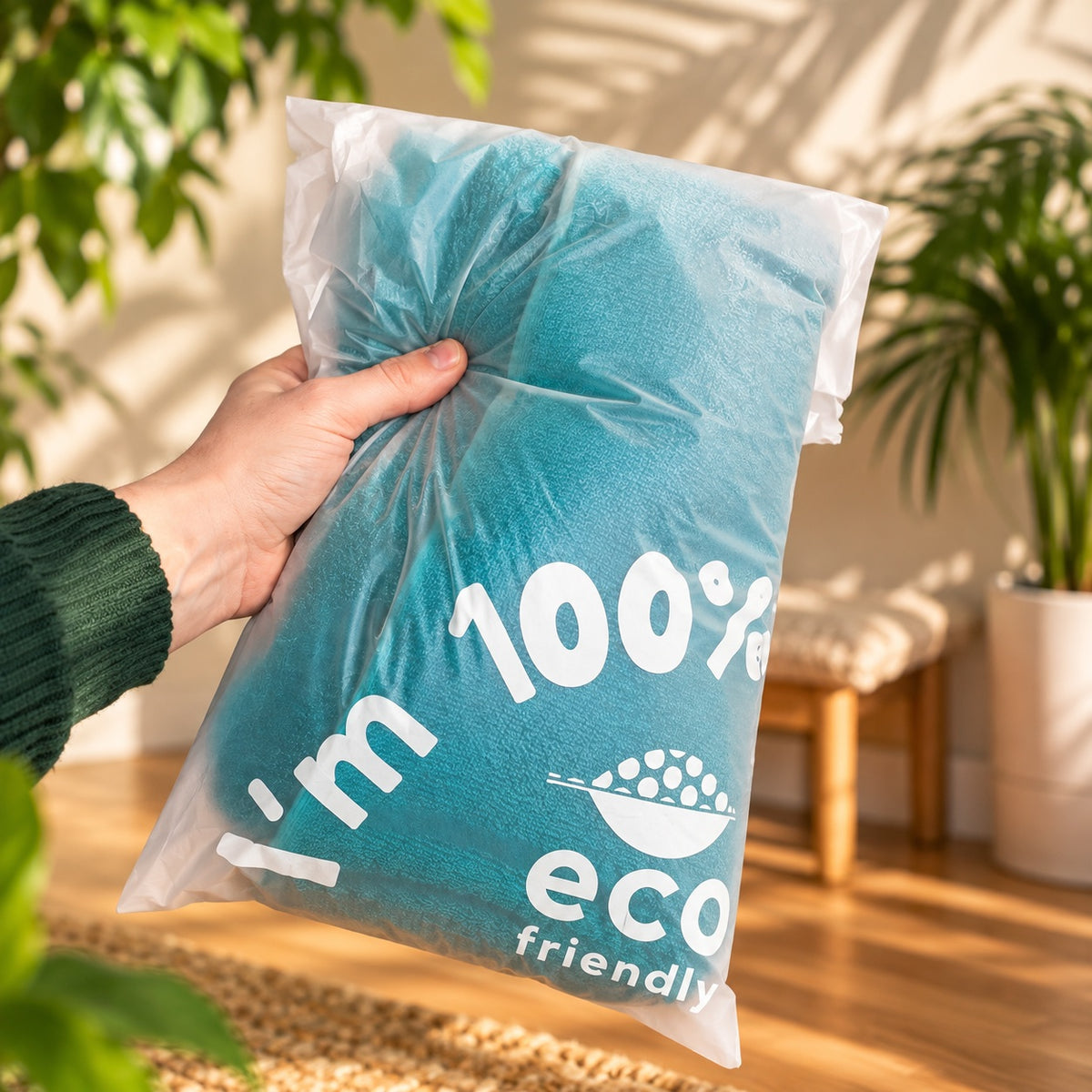 Tall Compostable Poly Bags (10 x 18")