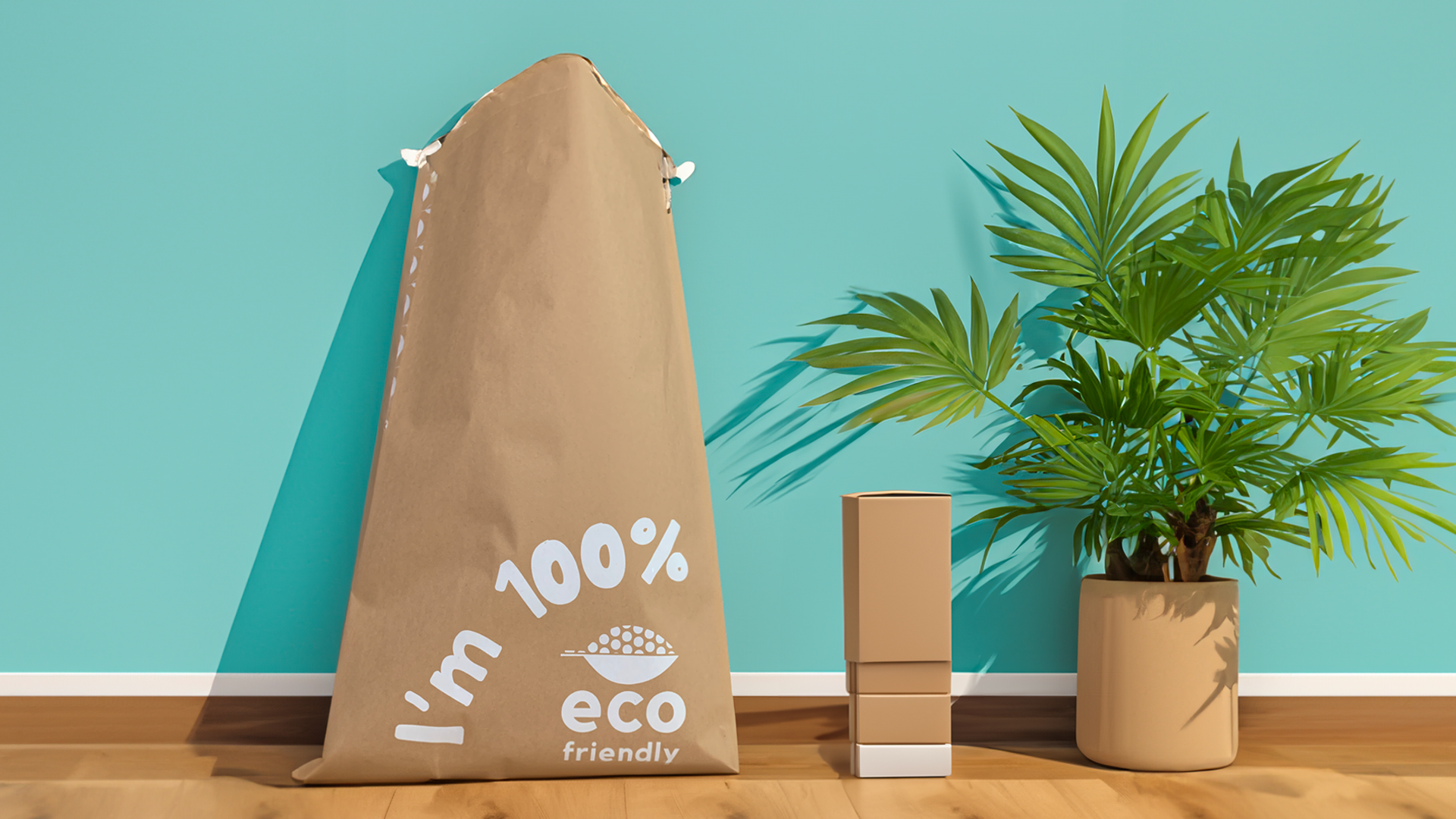 Extra Large Paper Mailing Sack. Eco friendly Packaging
