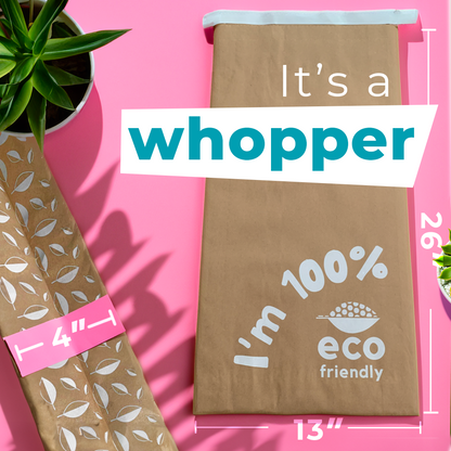 Eco Friendly Packaging. XXL Paper Mailing Sack